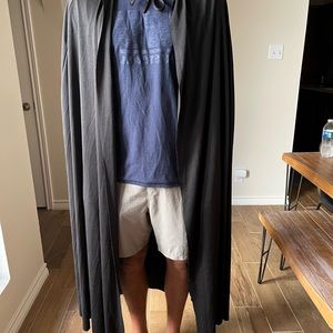 Long black vampire cape